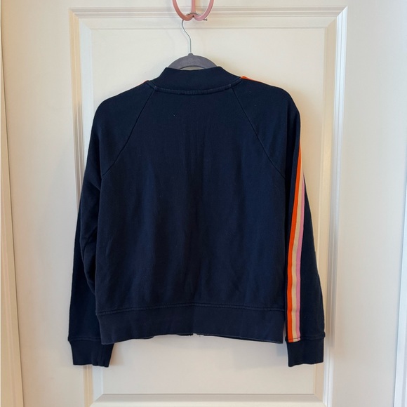 J. Crew Dark Blue Jogger Set with Pink and Orange Accents - Picture 3 of 16